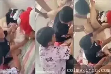 ABG SMA Digenjot 5 Cowok, Memek Basah Hancur