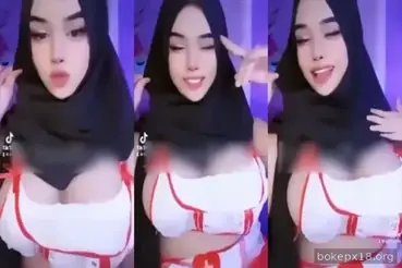 Cewek cantik nakal cosplay jadi suster seksi